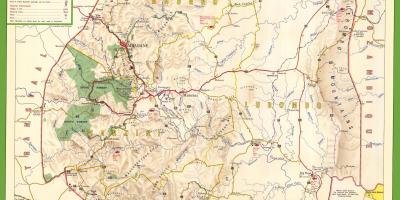 Карта на Свазиленд детални